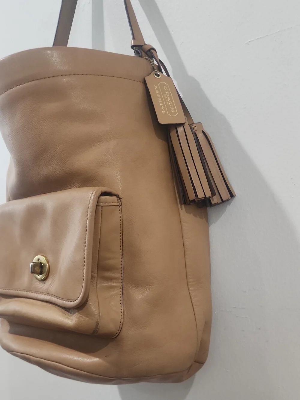 Coach Legacy Archival Bucket Bag